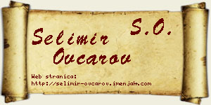 Selimir Ovčarov vizit kartica